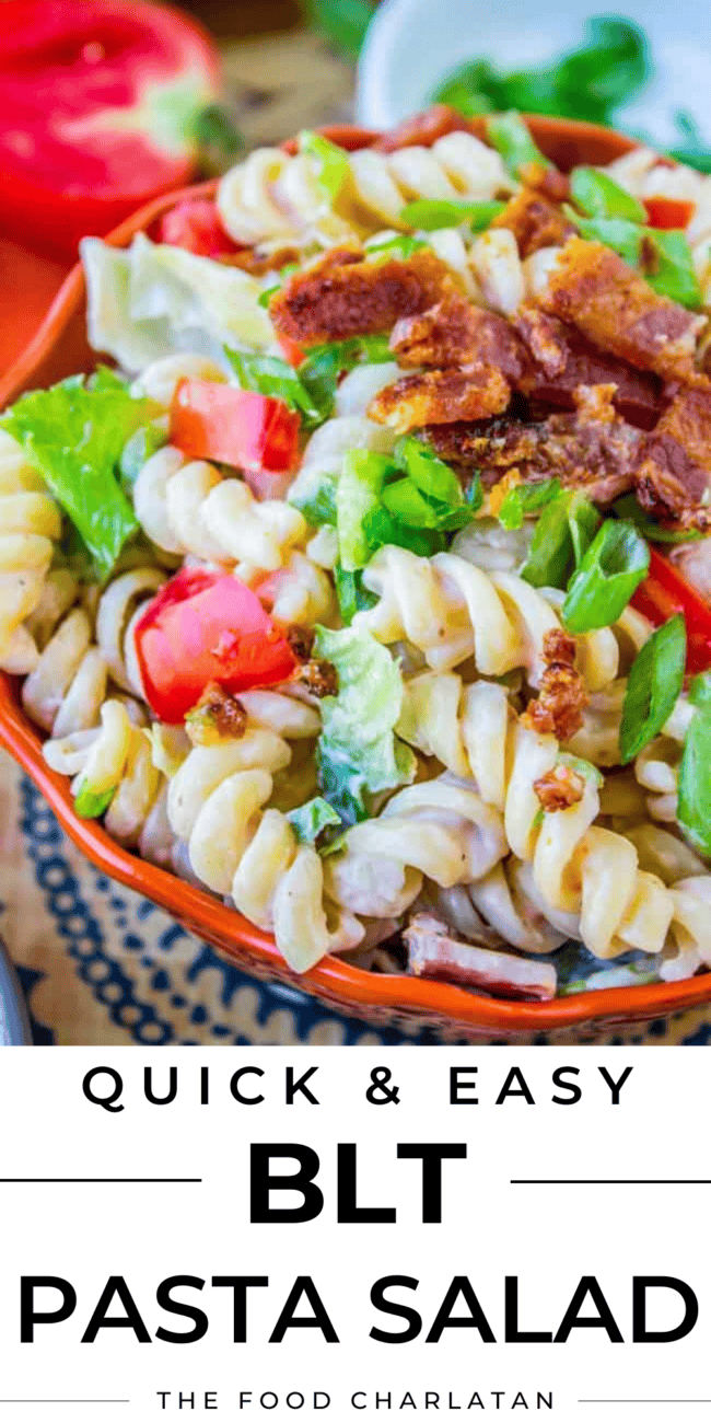 BLT pasta salad.