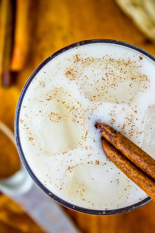 Vanilla Bean Homemade Horchata - The Food Charlatan