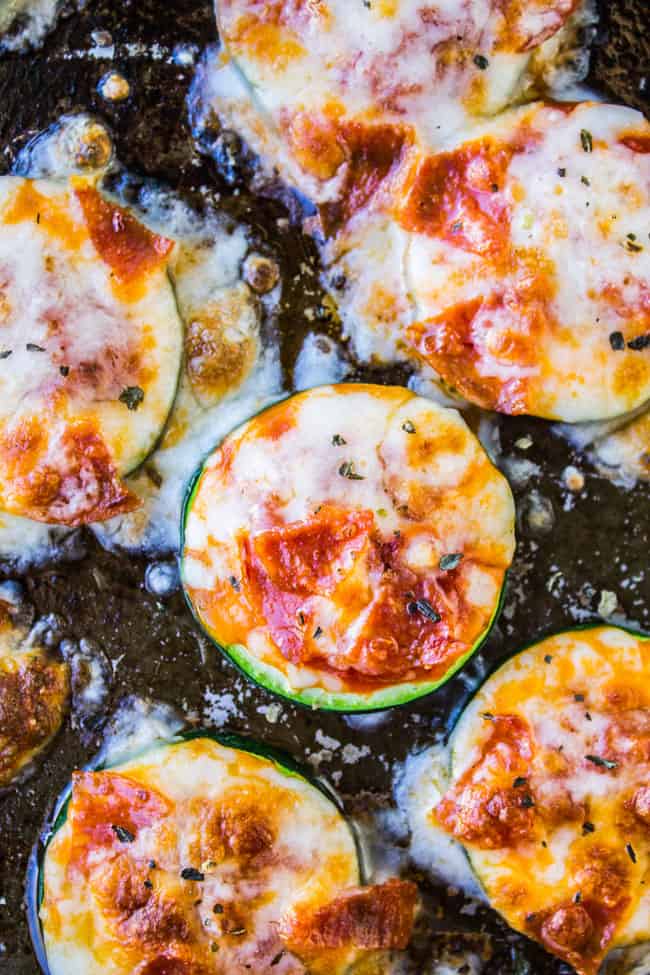 Zucchini Pizza Bites from The Food Charlatan