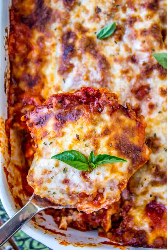 Easy Ravioli Lasagna (Make-Ahead Freezer Meal) - The Food Charlatan