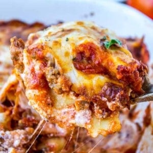 Easy Ravioli Lasagna from The Food Charlatan