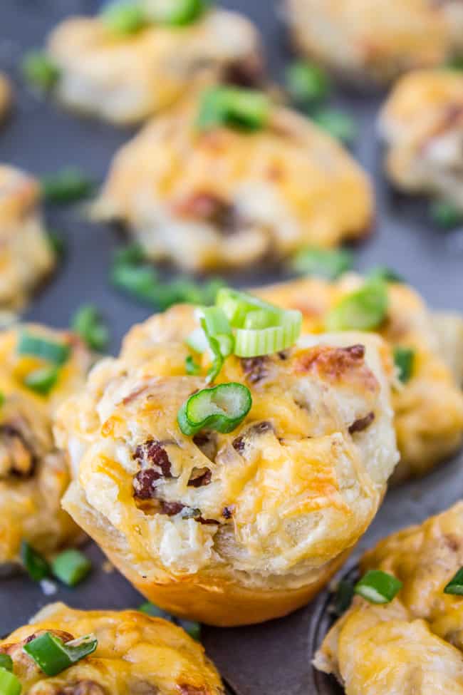 Cheesy Bacon Ranch Puffs from The Food Charlatan