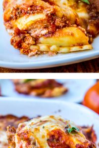 Easy Ravioli Lasagna from The Food Charlatan