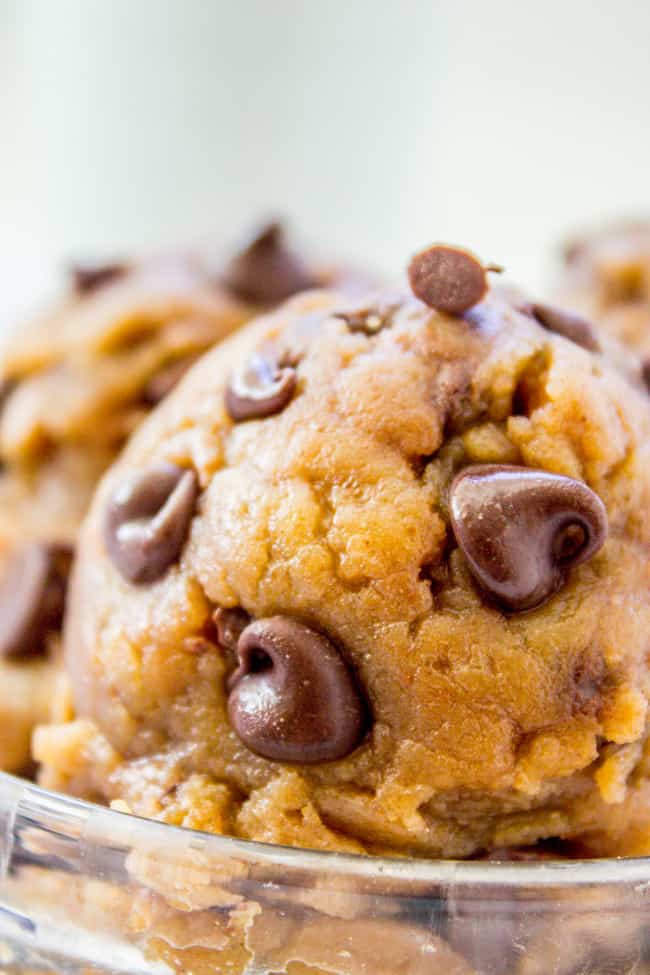 Edible Egg-free Brown Butter Cookie Dough from The Food Charlatan