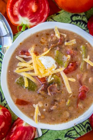 Cowboy Pinto Bean Soup from The Food Charlatan