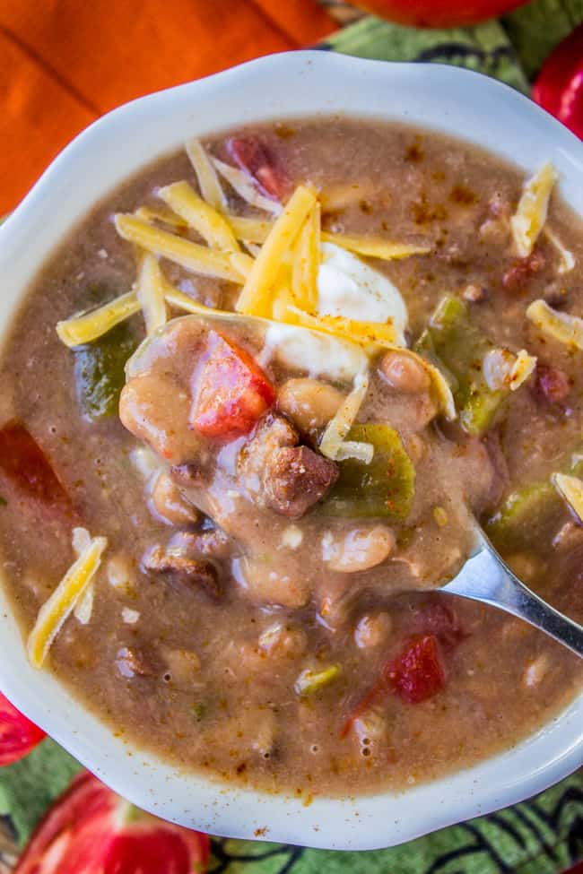 Cowboy Pinto Bean Soup from The Food Charlatan