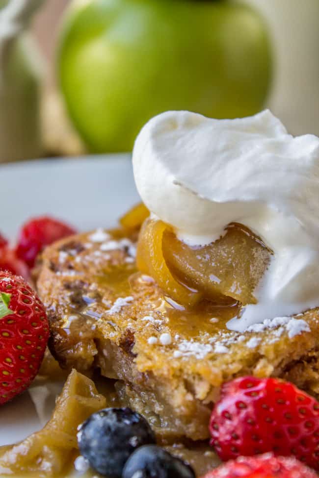 Caramel Apple Upside Down French Toast Bake from The Food Charlatan