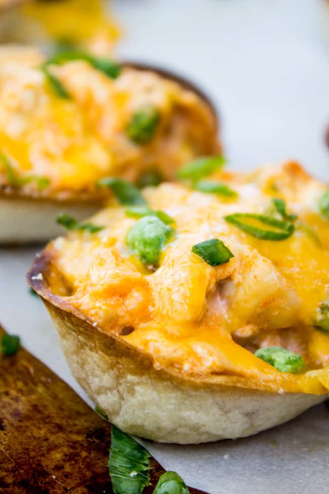 Cheesy Buffalo Chicken Boats - The Food Charlatan