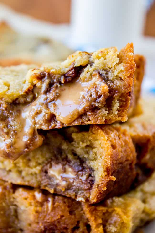 Caramely Almond Butter Bars from The Food Charlatan