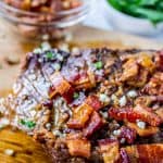 Bacon Blue Cheese Brisket (Slow Cooker!) from The Food Charlatan