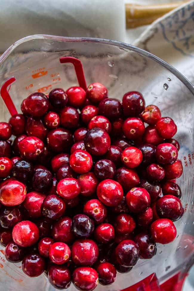 The Easiest Sugared Cranberries Ever from The Food Charlatan