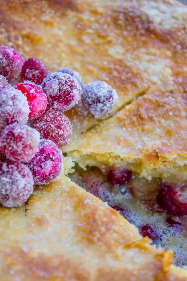 Cranberry Custard Pie from The Food Charlatan