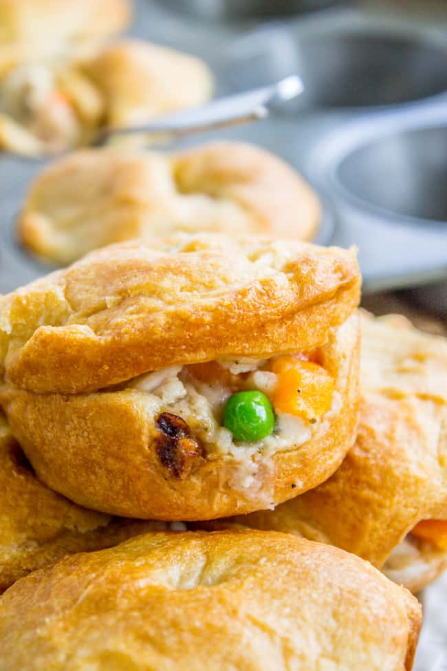 Mini Chicken Pot Pies - Easy Dinner Recipe! - Julie's Eats & Treats ®