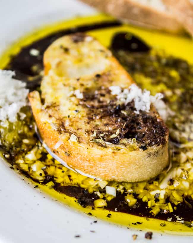 Restaurant-Style Olive Oil and Balsamic Bread Dip from The Food Charlatan