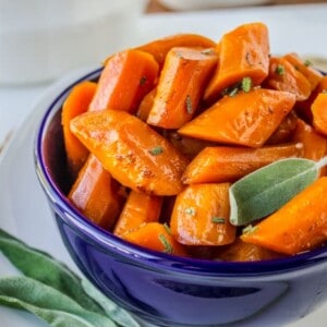 Slow Cooker Brown Butter Carrots from The Food Charlatan