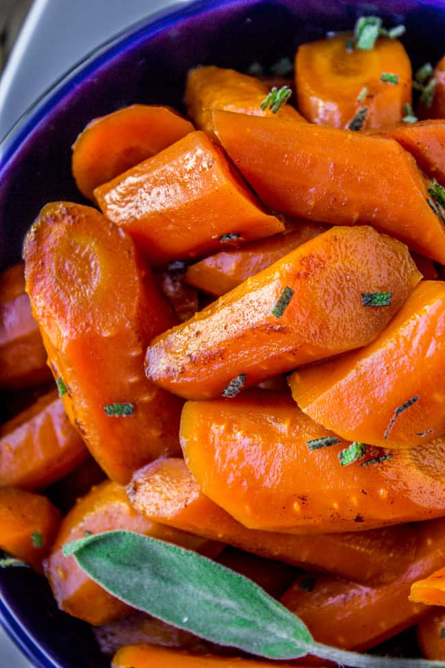 Slow Cooker Brown Butter Carrots from The Food Charlatan