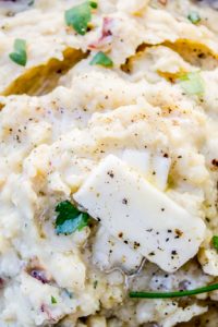Slow Cooker Buttermilk Mashed Potatoes from The Food Charlatan