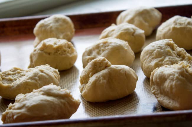 Buttery Sweet Potato Rolls from The Food Charlatan