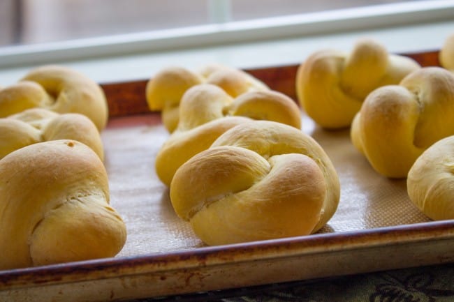 Buttery Sweet Potato Rolls from The Food Charlatan