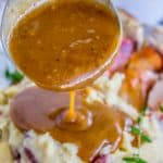 Make Ahead Turkey Gravy for Thanksgiving from The Food Charlatan