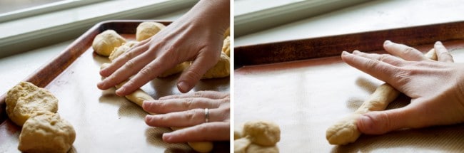 Buttery Sweet Potato Rolls from The Food Charlatan