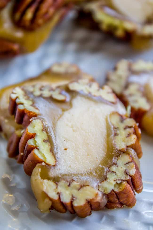 Salted Caramel Pecan Log Recipe