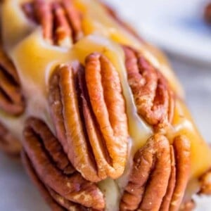 Caramel Candy Pecan Roll from The Food Charlatan