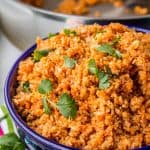 Spanish Cauliflower Rice (to eat with Mexican Food) from The Food Charlatan