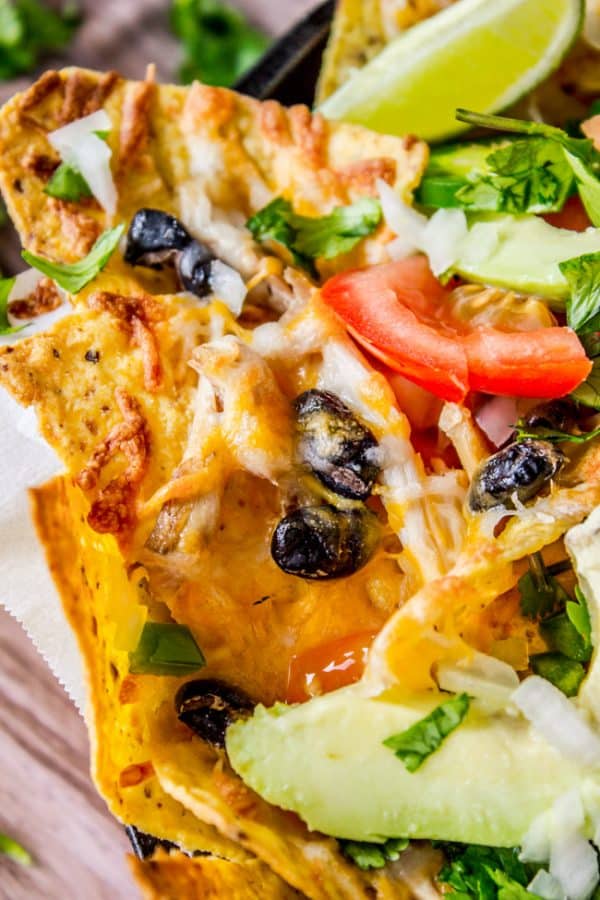 Easy Rotisserie Chicken Nachos Recipe - The Food Charlatan