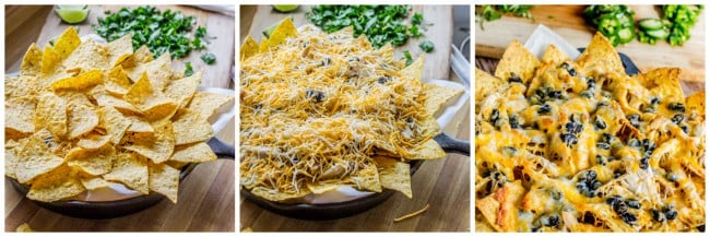 Easy Rotisserie Chicken Nachos from The Food Charlatan