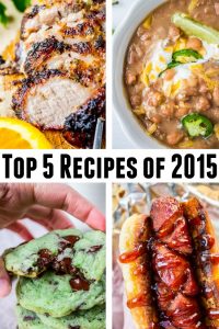 Top 5 Recipes of 2015 from The Food Charlatan