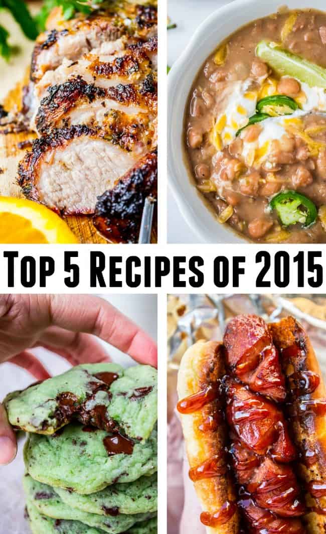 Top 5 Recipes of 2015 from The Food Charlatan