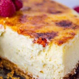 Crème Brûlée Cheesecake from The Food Charlatan