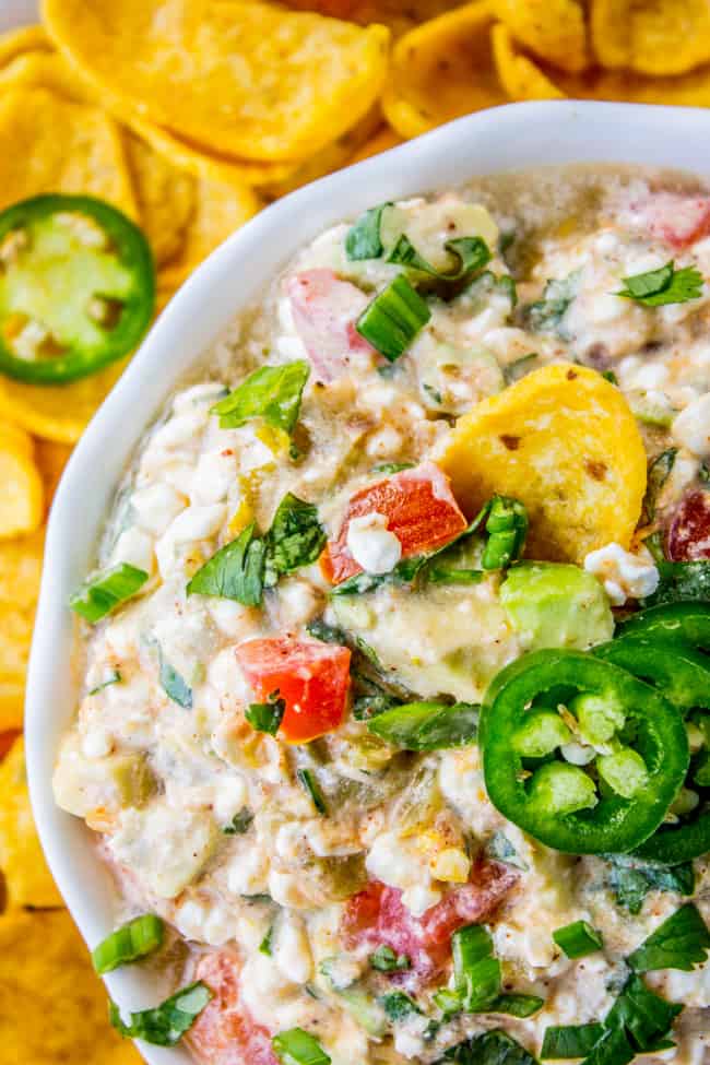 Mexican Cottage Cheese Dip - Kim's Cravings