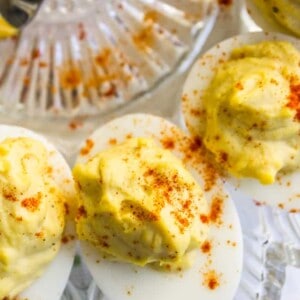 Classic Deviled Eggs from The Food Charlatan