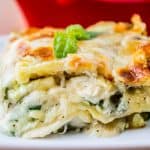 White Lasagna with Chicken and Pesto from The Food Charlatan