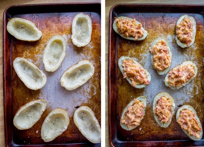 Reuben-Stuffed Twice Baked Potatoes from The Food Charlatan