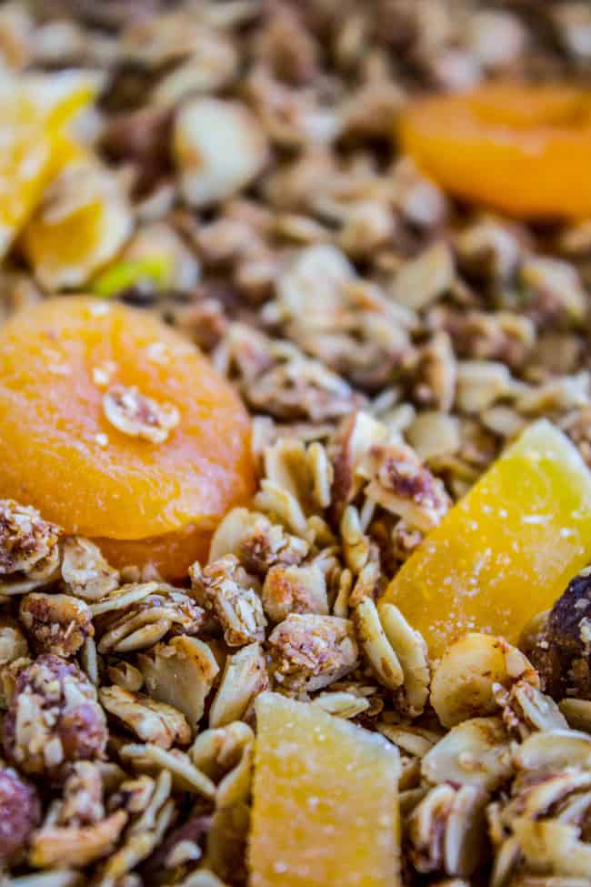 Tropical Coconut Mango Granola from The Food Charlatan