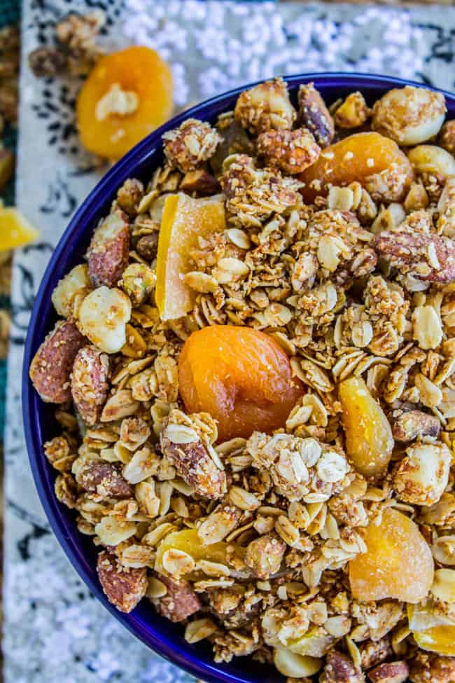 Tropical Coconut Mango Granola from The Food Charlatan