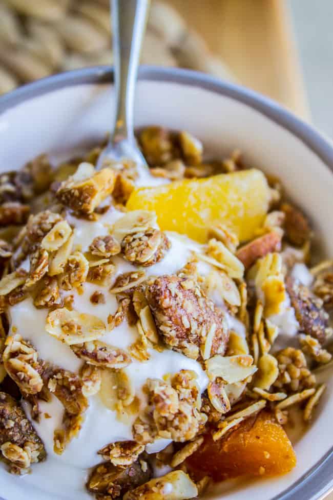 Tropical Coconut Mango Granola from The Food Charlatan