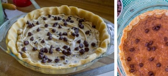 THE Chocolate Chip Pie Recipe - The Food Charlatan