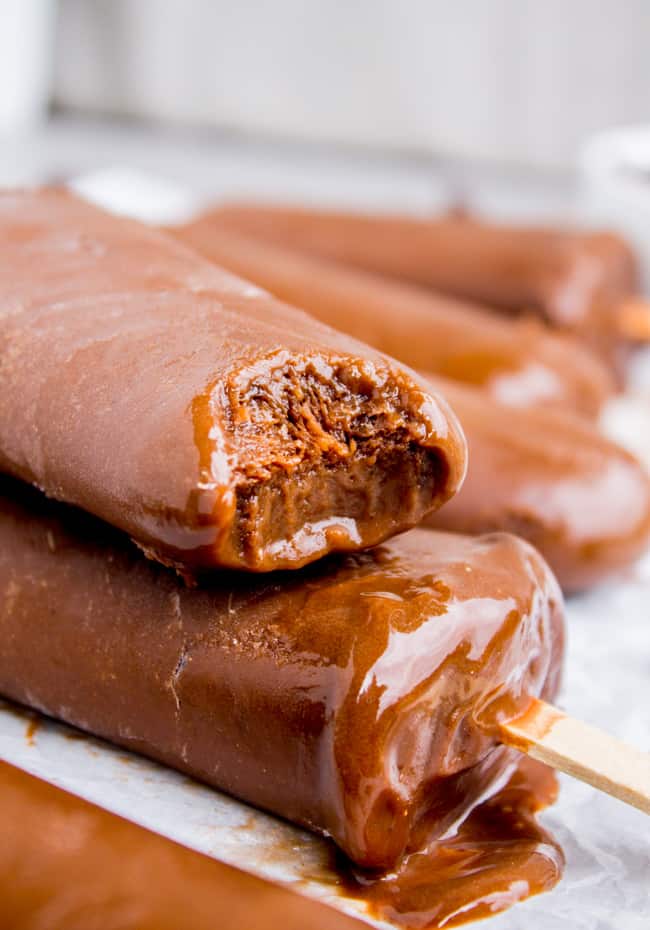 3 Ingredient Fudge Pops from The Food Charlatan