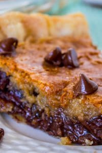 THE Chocolate Chip Pie from The Food Charlatan