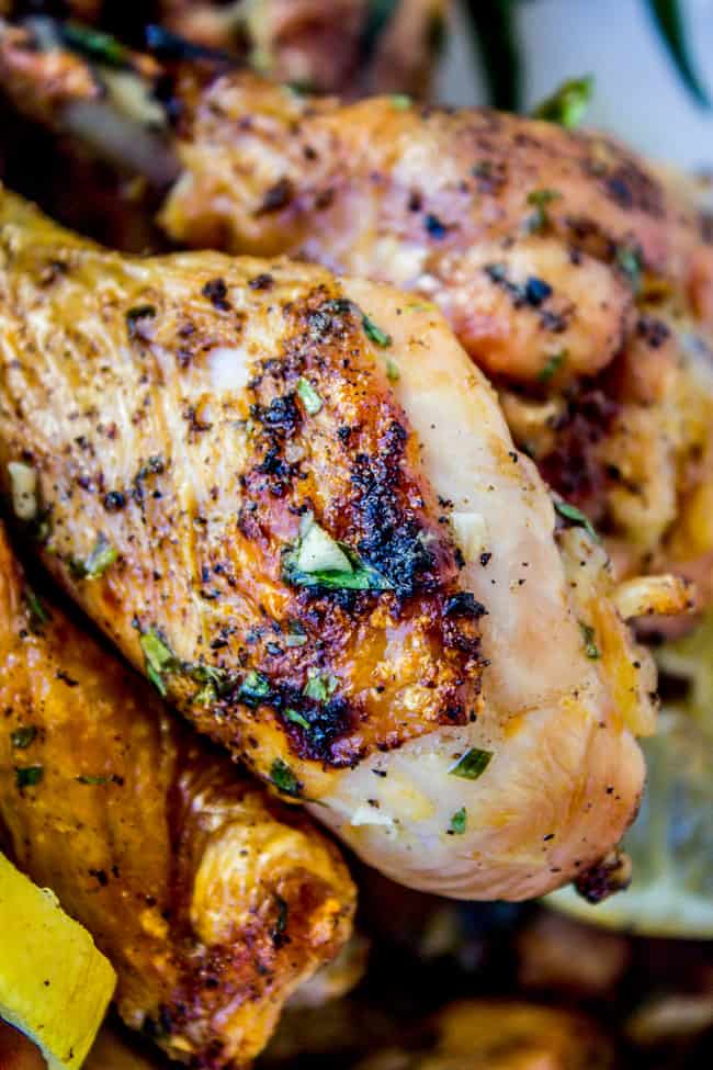 Lemon Tarragon Grilled Chicken from The Food Charlatan