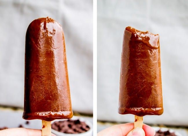 3 Ingredient Fudge Pops from The Food Charlatan