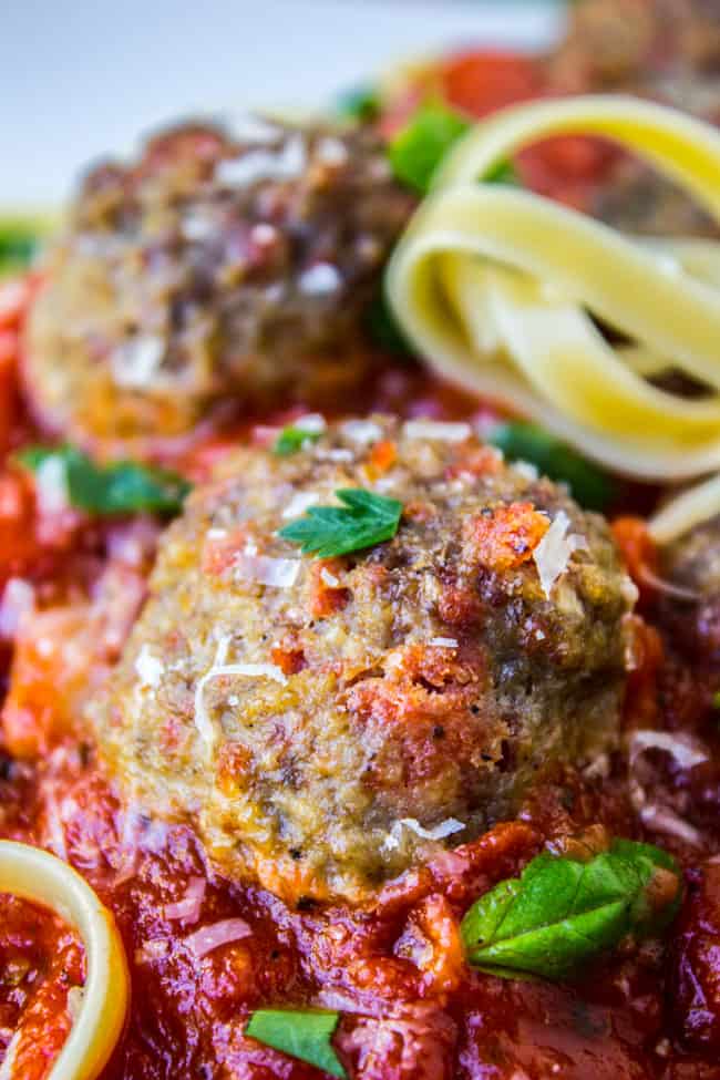 Pepperoni Meatballs from The Food Charlatan