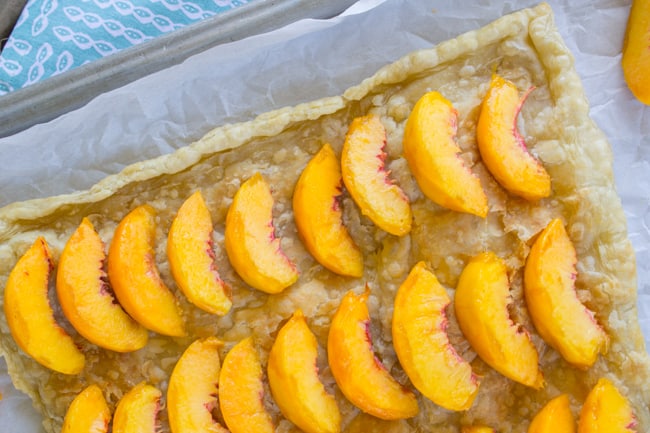 Peach and Nutella Pastry Puffs from The Food Charlatan