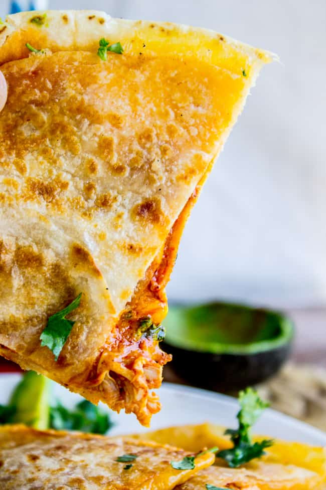 Cheesy Chicken Quesadillas