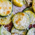 Parmesan Crusted Zucchini and Yellow Squash from The Food Charlatan