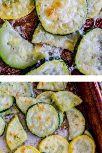 Parmesan Crusted Zucchini and Yellow Squash from The Food Charlatan